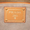 Prada Large Canvas Canapa Righe Striped Satchel Secondhand