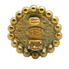 Secondhand Chanel Gold Plated CC Button Clip On Earrings