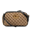 Gucci Small GG Marmont Matelasse GG Canvas and Leather Crossbody Secondhand