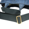 Prada Denim Canapa Logo Satchel Secondhand