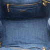 Prada Denim Canapa Logo Satchel Secondhand