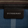 Burberry Leather Trimmed Raffia Crossbody Secondhand