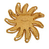 Chanel CC Gold Plated Sun Motif Brooch Secondhand