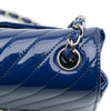 Chanel Mini Rectangular Classic Chevron Patent Single Flap Secondhand