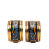 Secondhand Hermès Enamel Cloisonne Clip On Earrings