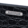 Saint Laurent Croc Embossed Leather Clutch Secondhand