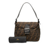 Fendi Zucca Canvas Double Flap Mamma Secondhand