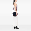 LOEWE Small Leather Colorblock Horseshoe Crossbody Secondhand