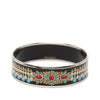 Hermès Wide Printed Enamel Bangle 70 Secondhand