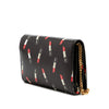 Secondhand Saint Laurent Calfskin Lipstick Print Monogram Kate Wallet On Chain