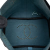 Chanel Small Perforated Calfskin Logo Eyelet Bucket Bag Secondhand