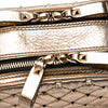 Valentino Metallic Wrinkled Lambskin Rockstud Spike Double Zip Camera Bag Secondhand