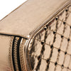 Valentino Metallic Wrinkled Lambskin Rockstud Spike Double Zip Camera Bag Secondhand