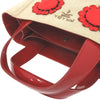 Prada Canvas Mistolino Floral Basket Satchel Secondhand