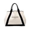 Balenciaga Canvas Navy Cabas Tote L Secondhand