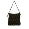 Fendi Zucca Canvas Shoulder Bag Secondhand