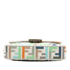 Fendi Zucca Embroidered Canvas Baguette Satchel Secondhand