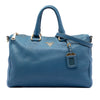 Prada Vitello Daino Zip Top Satchel Secondhand