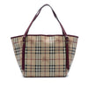 Burberry Small Haymarket Check Coated Canvas Canterbury Tote Secondhand