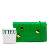 Bottega Veneta Nappa Intrecciato Studded Wallet On Strap Secondhand