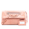 Secondhand Balenciaga Lambskin Motocross Giant 21 Brogues Envelope Clutch