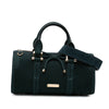 Burberry Nubuck Bow Barrel Top Handle Bag Secondhand