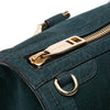 Burberry Nubuck Bow Barrel Top Handle Bag Secondhand