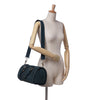Burberry Nubuck Bow Barrel Top Handle Bag Secondhand