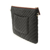 Secondhand Chanel Medium CC Chevron Caviar O Case Clutch