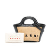 Marni Micro Calfskin and Raffia Effect Tropicalia Satchel Secondhand