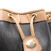 Dior Honeycomb Coated Canvas Drawstring Bucket Bag Secondhand