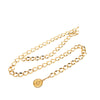 Chanel Gold Plated CC Medallion Chain Belt Secondhand