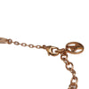 Secondhand Louis Vuitton Gold Plated Crystal Heart Necklace