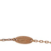 Secondhand Louis Vuitton Gold Plated Crystal Heart Necklace