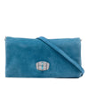 Miu Miu Suede Crystal Chain Satchel Secondhand