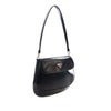 Prada Spazzolato Leather Cleo Flap Shoulder Bag Secondhand