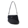 Prada Spazzolato Leather Cleo Flap Shoulder Bag Secondhand