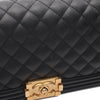 Chanel Old Medium Quilted Caviar Boy Flap Secondhand