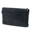 Chanel CC Chevron Caviar Zip Clutch Secondhand