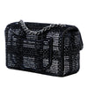 Chanel Small Sequined Mesh Single Flap Secondhand