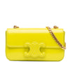 Celine Calfskin Cuir Triomphe Chain Shoulder Bag Secondhand