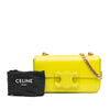 Celine Calfskin Cuir Triomphe Chain Shoulder Bag Secondhand