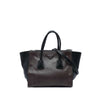 Prada Bicolor Glace Calf Twin Pocket Double Handle Satchel Secondhand