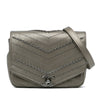 Chanel Mini Embellished Calfskin Chevron Square Envelop Flap Secondhand