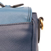 Prada Bicolor Saffiano Sound Lock Satchel Secondhand