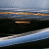 Prada Bicolor Saffiano Sound Lock Satchel Secondhand