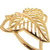 Dior Gold Plated Leaf Brooch Secondhand