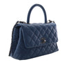 Chanel Mini Quilted Caviar Coco Top Handle Bag Secondhand