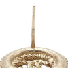Chanel Gold Plated CC Twisted Round Push Back Earrings Secondhand