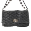 Miu Miu Matelasse Nappa Crystal Chain Satchel Secondhand